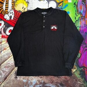 Vintage Big Dogs henley long sleeve